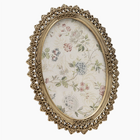 Golden Flowery Frame