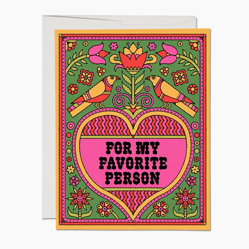 Favorite Person Card