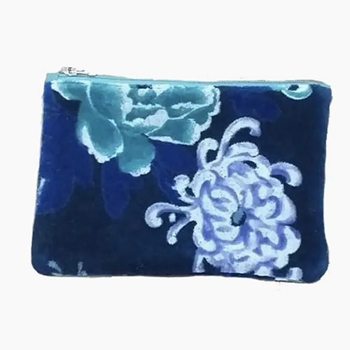 Napoli Velvet Pouch Fuji Navy
