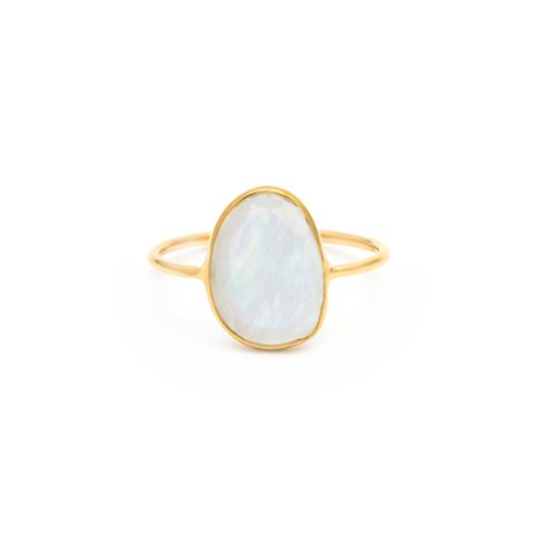 Leah Alexandra Selena Slice Ring Moonstone
