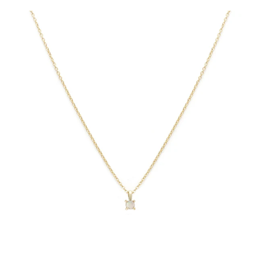 Leah Alexandra Opal Birthstone Necklace