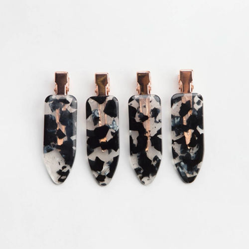 Clips Kitsch sans trace Terrazzo - set/4