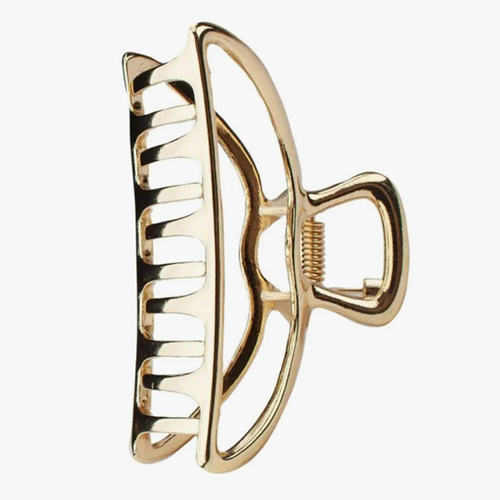 Kitsch Open Shape Griffe Clip Doré
