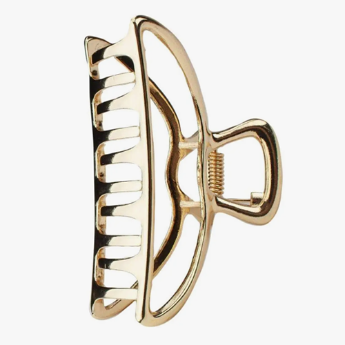 Kitsch Open Shape Claw Clip Gold