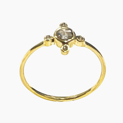 Sophie Deschamps Esmee White Topaz Ring