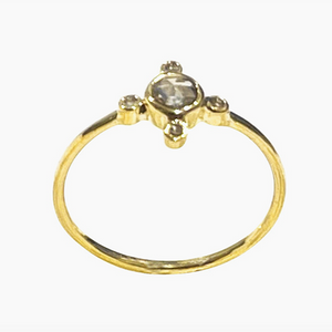 Sophie Deschamps Esmee White Topaz Ring