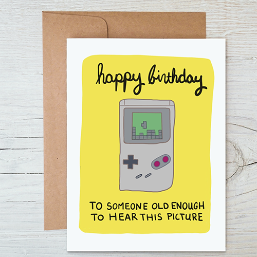 Gameboy Tetris Card