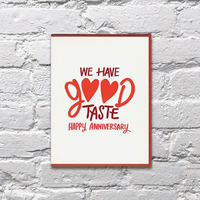 Carte d'anniversaire Bon Goût