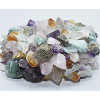 Mixed Stones Votive Holder