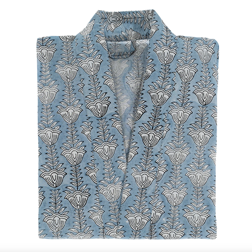 Bluebell Block Print Kimono