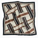 Lost Pattern X Leatherology Silk Scarf Neutral