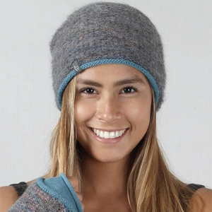 Alpaca Beanie Hat Azul