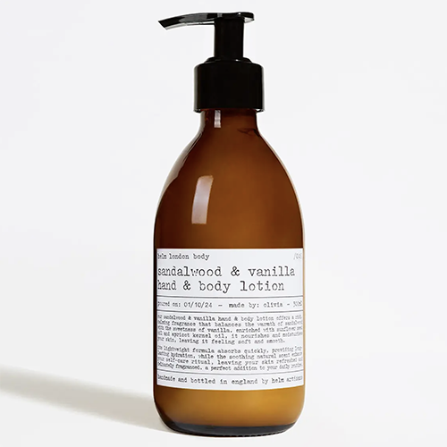 Helm London Sandalwood & Vanilla Hand & Body Lotion