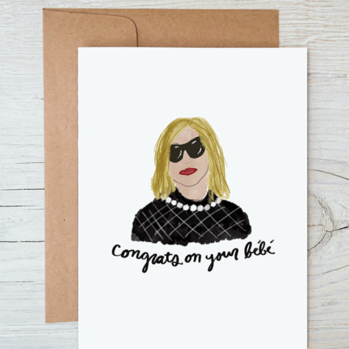 Moira Rose Bebe Card