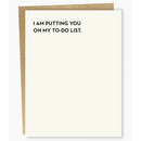 To Do List Card