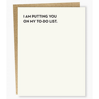 To Do List Card