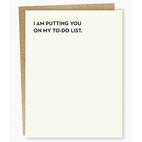 To Do List Card