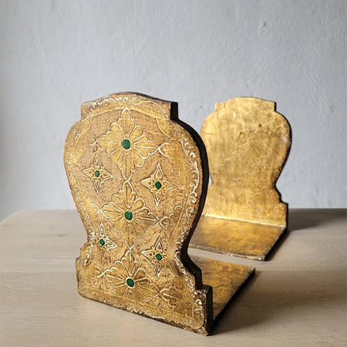 Vintage Florentine Bookends