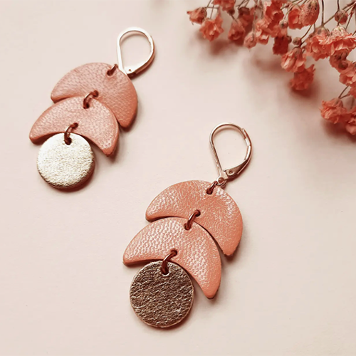 Boucles d'oreilles Calder Melon
