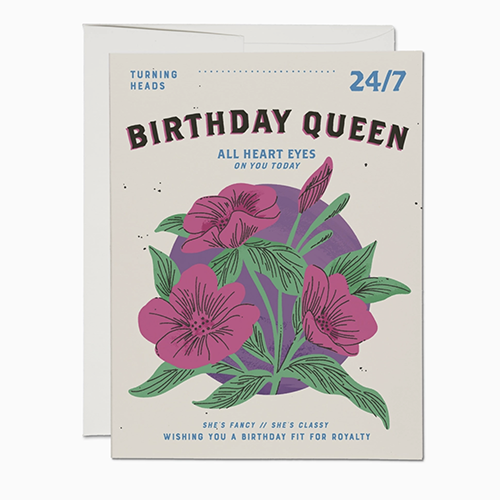 Birthday Queen Card