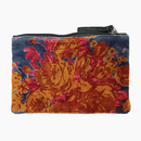 Napoli Velvet Pouch Big Roses Charcoal