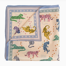 Neon Tigers Silk Bandana Scarf