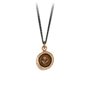 Pyrrha Rose Pendant 18"