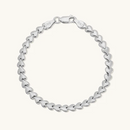 Leah Alexandra Herringheart Chain Bracelet Silver