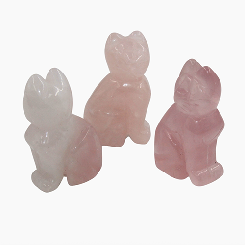 Crystal Cat Rose Quartz