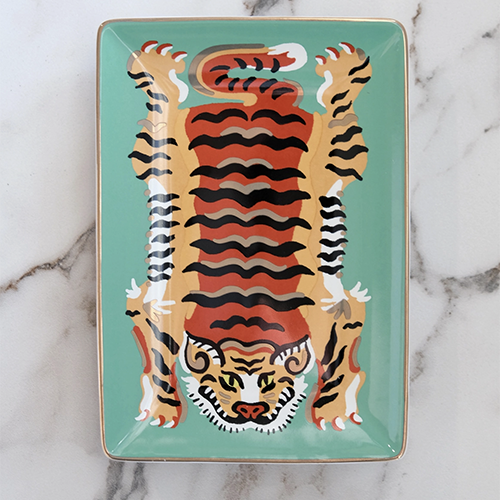 Jade Tiger Trinket Tray