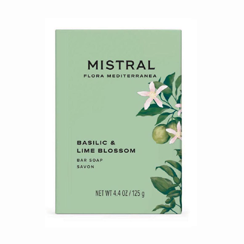 Mistral Basilic & Lime Blossom Bar Soap