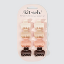 Clips Mini Cloud Kitsch 8 Pc Bois de rose