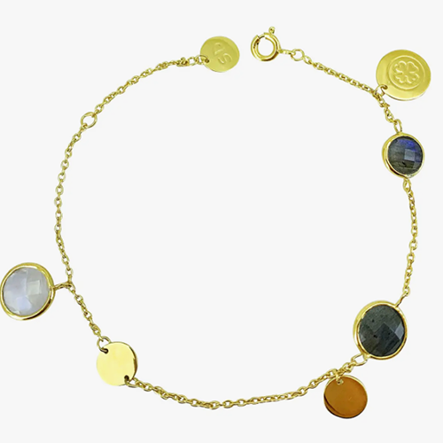 Sophie Deschamps Marga Chain & Gemstone Bracelet