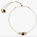 Sophie Deschamps White Labradorite & Tourmaline Dolly Bracelet