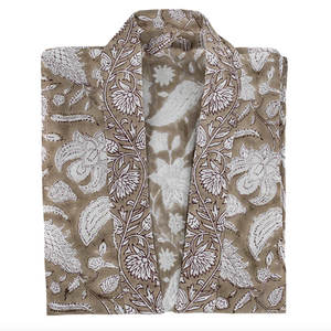 Sable Block Print Kimono