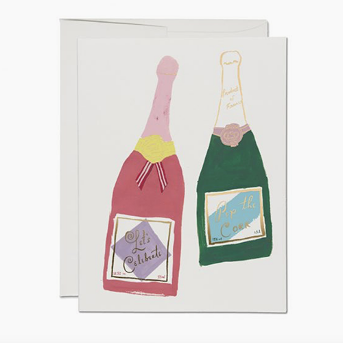 Champagne Congratulations Card