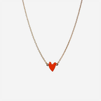 Collier Grant Rouge Poppy