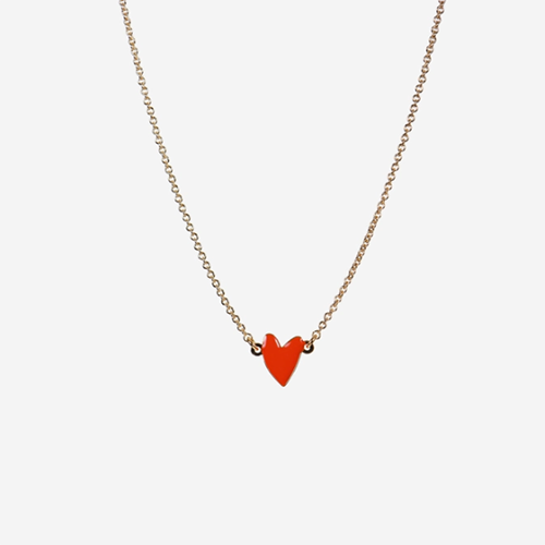 Collier Grant Rouge Poppy