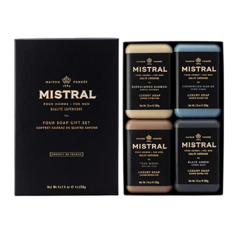 Mistral Les Classiques 4 Ensemble de Savons Cadeau