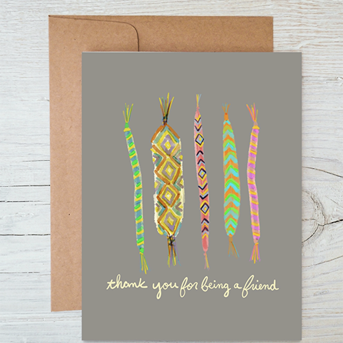Thank You For Being A Friend Card