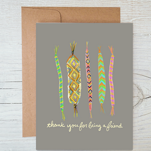 Thank You For Being A Friend Card