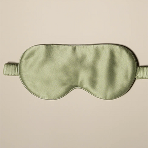 Sage Green Silk Eye Mask
