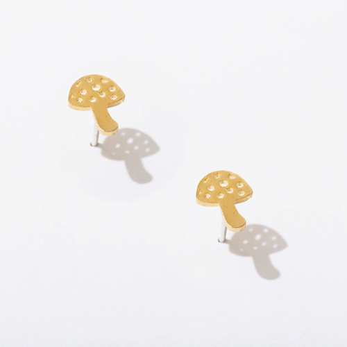 Larissa Loden Little Mushroom Stud Earrings