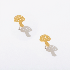 Larissa Loden Little Mushroom Stud Earrings