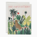 Cheetah Birthday Card