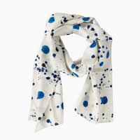 Ink Splatters Silk Scarf