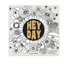 Heyday- A Retro Flower Design Coloring Book