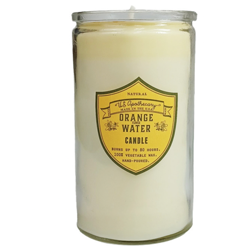 Bougie à l'eau de fleur d'orange US Apothecary
