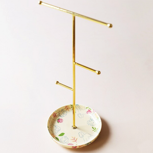 Floral Figures Jewelry Stand