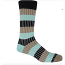 Chaussette pour homme en recyclé Peper Harow Chord turquoise